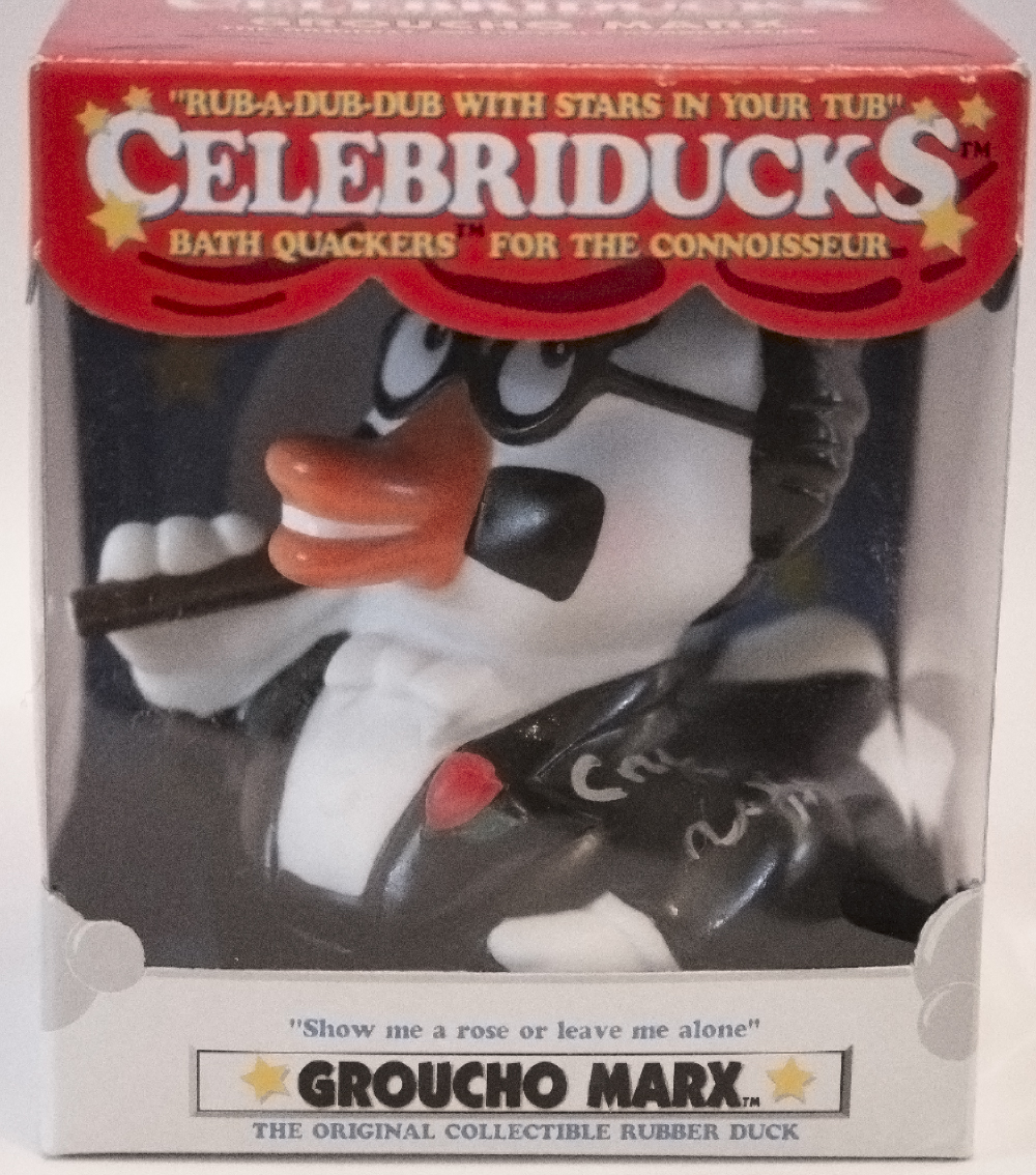 First edition Groucho Marx signed CelebriDuck