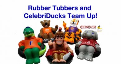 rubbertubbers mascots celebriducks