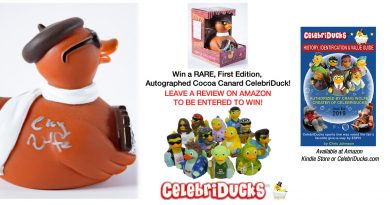Win a collectible signed celebriduck book review