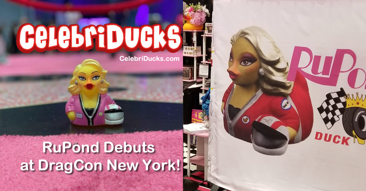 RuPond Duck Race- DragCon Exclusive outlets RuPaul Rubber Duck