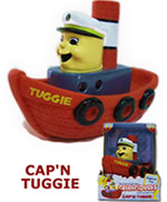 Cap'n Tuggie custom designed toy tug boat promotional giveaway